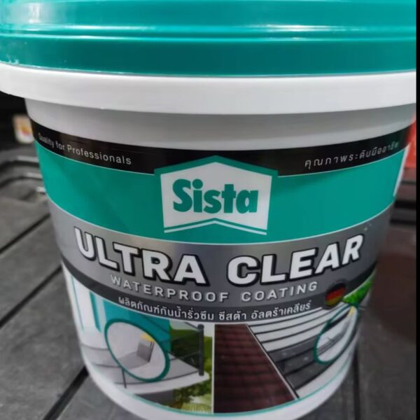 Sista BIG 4LTR ULTRA CLEAR Waterproof Coating